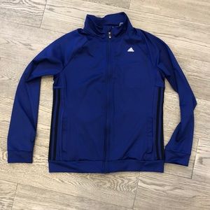 adidas climalite jacket. Blue and black side M